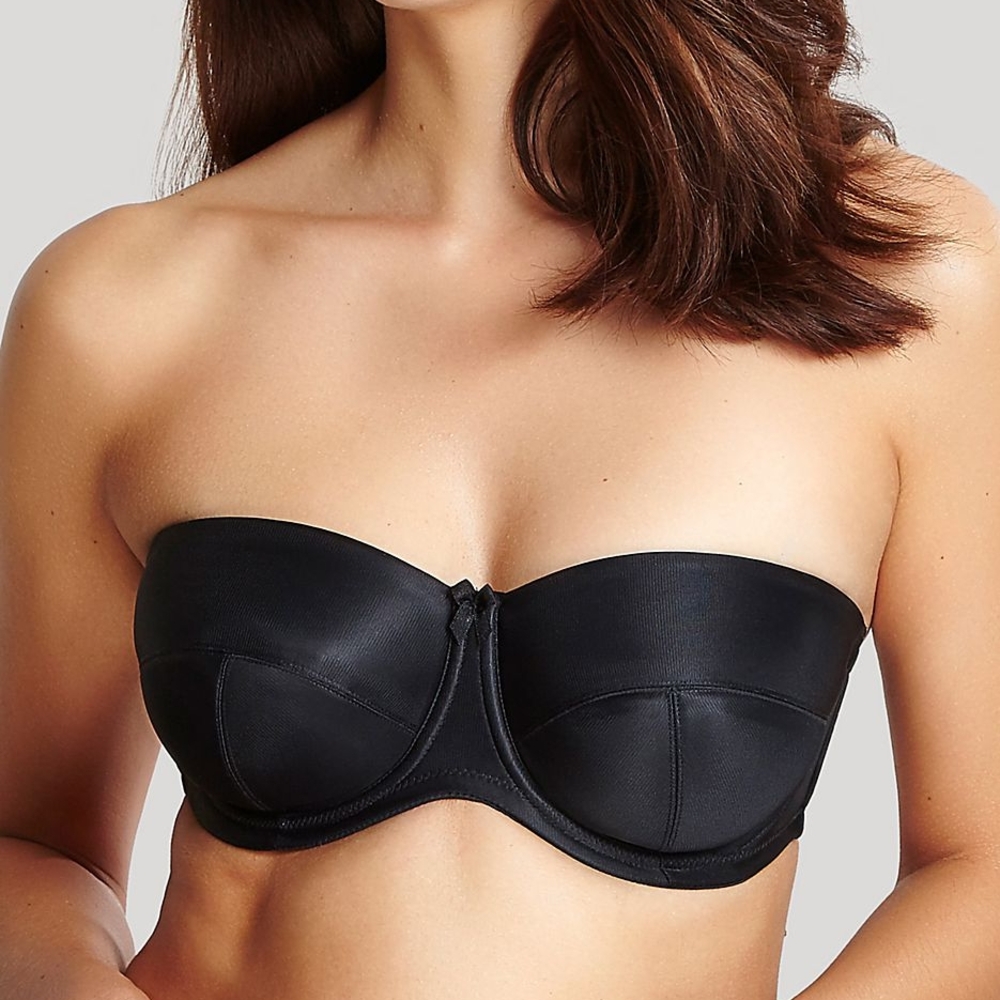 Black Strapless Bra